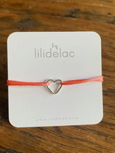 Load image into Gallery viewer, my love bracelet sterling siver pink salmon